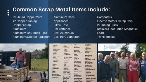 Scrap Metal Drive 2022 common items